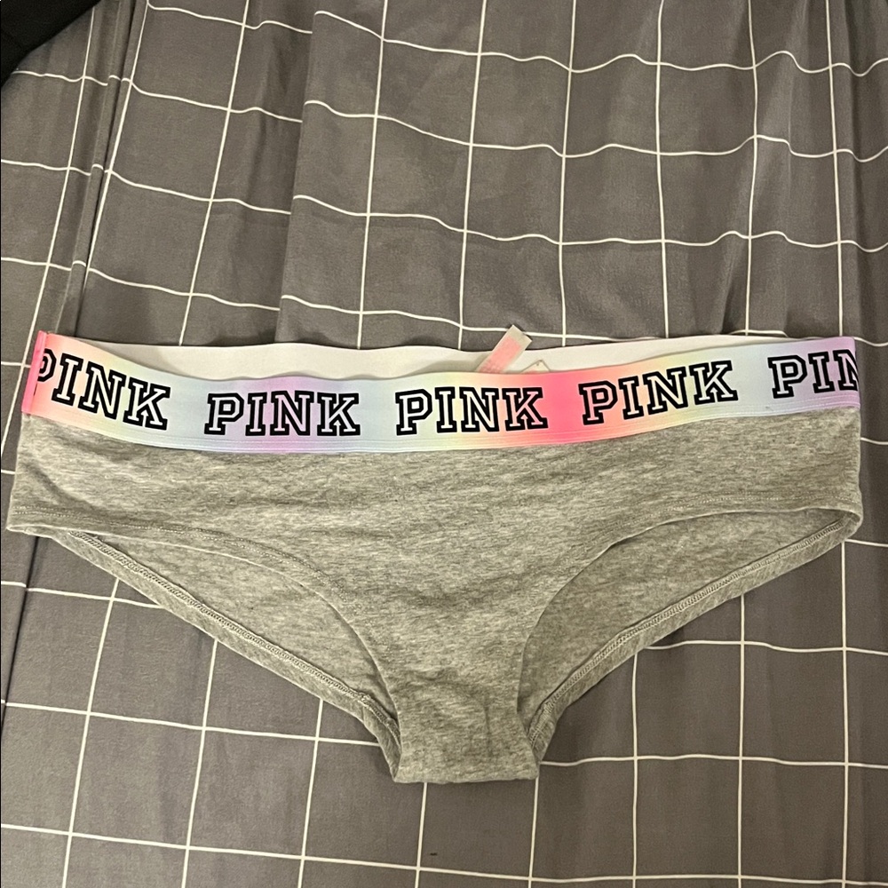 PINK Victoria's Secret Gray Ombre Panties